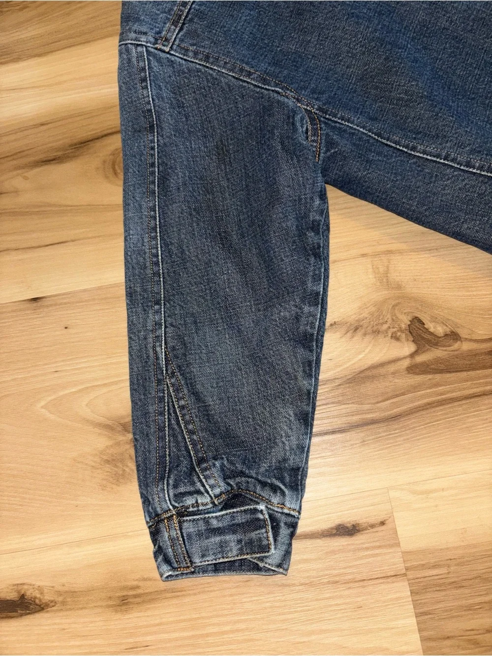 Old Navy Blue Denim Jacket with Sherpa Interior Size XS